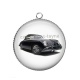 Pendentif Cabochon Argent - voiture