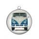 Pendentif Cabochon Argent - van