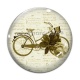 Cabochon Verre - vélo