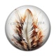 Cabochon Résine - plume