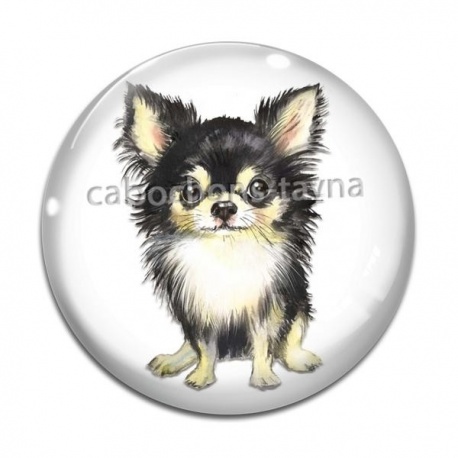 Cabochon Verre - chien