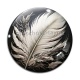 Cabochon Verre - plume