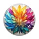 Cabochon Verre - plume
