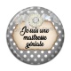 Cabochon Résine - je suis maîtresse géniale