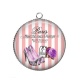 Pendentif Cabochon Argent - chaussure