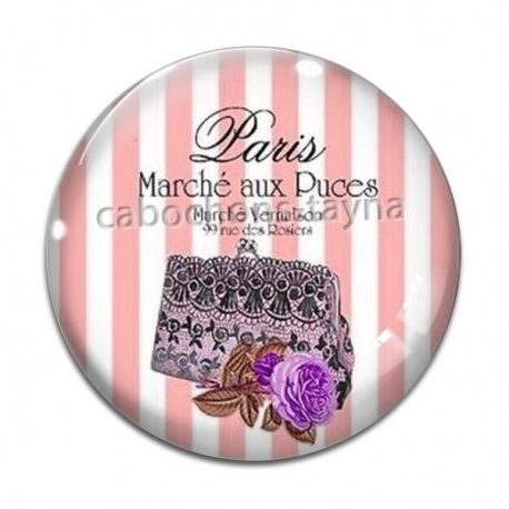 Cabochon Verre - sac