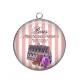 Pendentif Cabochon Argent - sac
