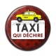 Cabochon Résine - taxi qui déchire