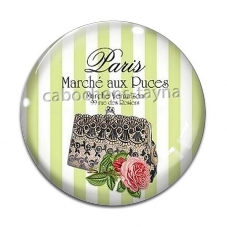 Cabochon Verre - sac
