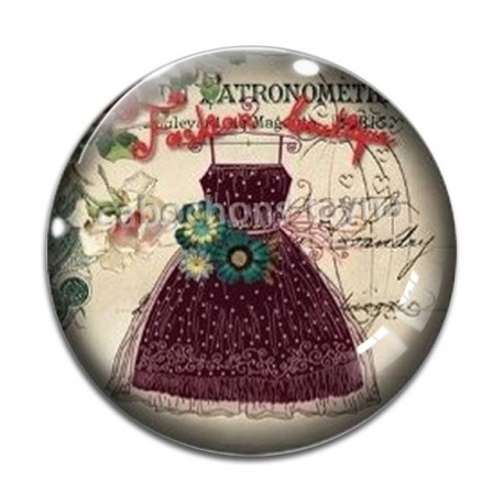 Cabochon Verre - robe