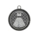 Pendentif Cabochon Argent - robe