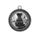 Pendentif Cabochon Argent - robe