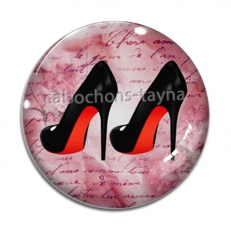 Cabochon Verre - chaussure