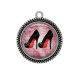 Pendentif Cabochon Argent - chaussure
