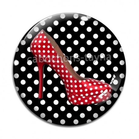 Cabochon Verre - chaussure