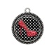 Pendentif Cabochon Argent - chaussure