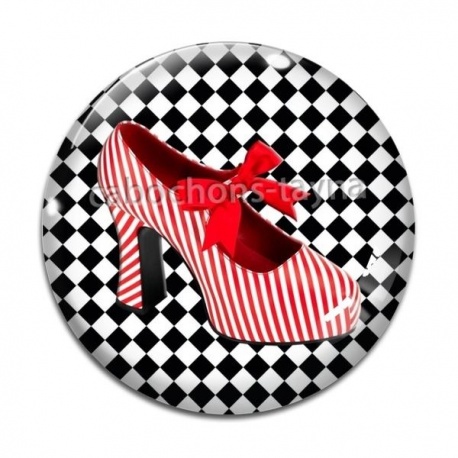 Cabochon Verre - chaussure