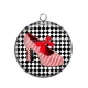 Pendentif Cabochon Argent - chaussure