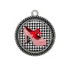Pendentif Cabochon Argent - chaussure