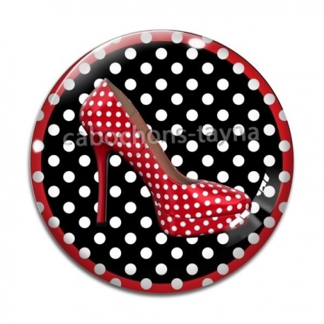 Cabochon Verre - chaussure