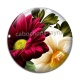 Cabochon Verre - fleur