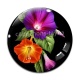 Cabochon Verre - fleur
