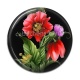 Cabochon Résine - fleur exotique