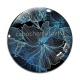 Cabochon Verre - fleur