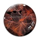 Cabochon Verre - fleur