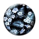 Cabochon Verre - fleur