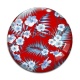 Cabochon Verre - fleur