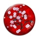 Cabochon Verre - fleur