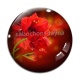 Cabochon Verre - fleur