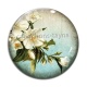 Cabochon Verre - rose