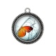Pendentif Cabochon Argent - papillon