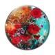Cabochon Verre - fleur