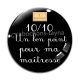 Cabochon Verre - bon point pour maîtresse