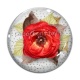 Cabochon Verre - fleur