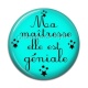 Cabochon Résine - maîtresse géniale