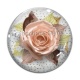 Cabochon Verre - fleur
