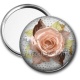Miroir de poche - fleur