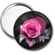 Miroir de poche - fleur