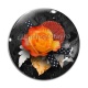 Cabochon Verre - fleur