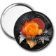 Miroir de poche - fleur