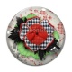 Cabochon Verre - fleur