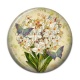 Cabochon Résine - fleur exotique