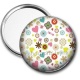 Miroir de poche - fleur