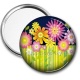 Miroir de poche - fleur