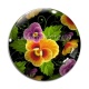 Cabochon Verre - fleur