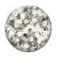 Cabochon Verre - fleur